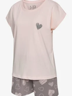 Vivance Dreams Pyjamas<2 pyjamas courts avec imprimé cœurs