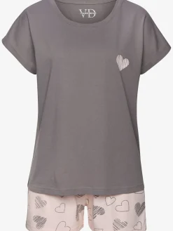 Vivance Dreams Pyjamas<2 pyjamas courts avec imprimé cœurs