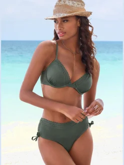 s.Oliver Maillots De Bain<Bas de maillot de bain bord découpé au laser tendance