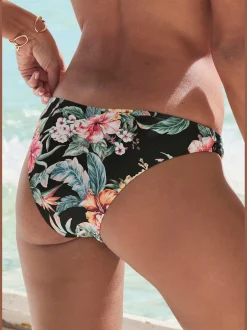 LASCANA Maillots De Bain<Bas de maillot de bain imprimé floral : chaque pièce est unique