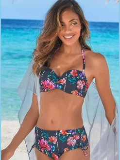 Sunseeker Maillots De Bain<Bas de maillot de bain imprimé floral moderne
