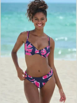 LASCANA Maillots De Bain<Bas de maillot de bain imprimé, effet de couleur différent pour chaque pièce