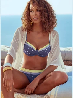 LASCANA Maillots De Bain<Bas de maillot de bain imprimé à pois et rayures