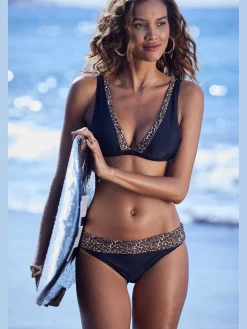 LASCANA Maillots De Bain<Bas de maillot de bain imprimé léopard tendance à la ceinture