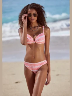 s.Oliver Maillots De Bain<Bas de maillot de bain imprimé, effet de couleur différent pour chaque pièce