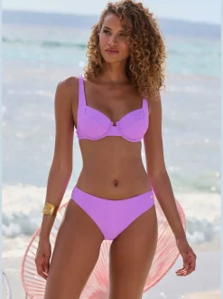 Sunseeker Maillots De Bain<Bas de maillot de bain matière structurée aux couleurs tendances