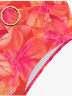 s.Oliver Maillots De Bain<Bas de maillot de bain taille haute design floral tendance