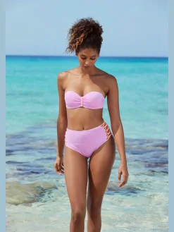 Venice Beach Maillots De Bain<Bas de maillot de bain taille haute design contrasté