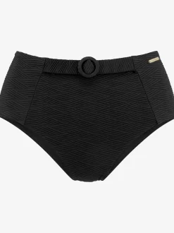 Sunseeker Maillots De Bain<Bas de maillot de bain taille haute matière structurée aux couleurs tendances