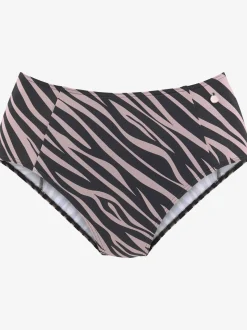 LASCANA Maillots De Bain<Bas de maillot de bain taille haute imprimé zébré élégant