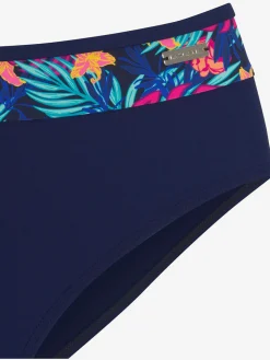 LASCANA Maillots De Bain<Bas de maillot de bain uni avec empiècements imprimés tendance