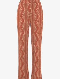 LASCANA Pyjamas<Bas de pyjama pantalon large avec imprimé palmiers graphique