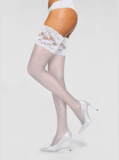 Vivance Bas Et Collants<Bas fins avec jarretière lot de 2 bas avec jarretière