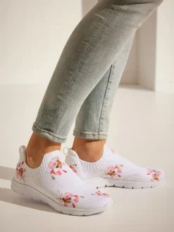 LASCANA Baskets<Baskets chaussure en textile à imprimé floral - s'adaptent parfaitement au pied grâce à leur qualité textile douce