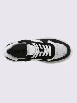 Baskets<Baskets cuir de bœuf nappa et velours