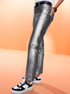 Baskets<Baskets cuir de bœuf nappa et velours