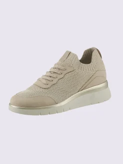 Baskets<Baskets tricot extensible avec fil fantaisie doré