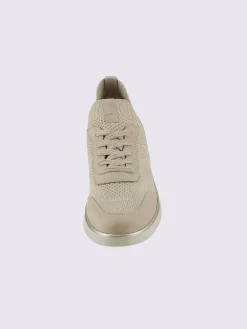 Baskets<Baskets tricot extensible avec fil fantaisie doré