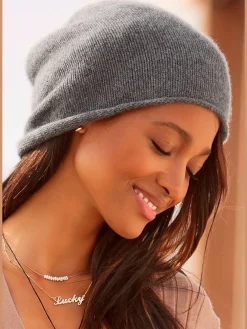 LASCANA Chapeaux & Bonnets<Beanie bonnet en tricot fin avec bord roulé tendance