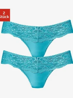 Nuance Strings|Culottes<Beau string avec large ceinture de dentelle