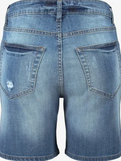 Buffalo Shorts Et Bermudas|Mode De Plage<Bermuda en jean aspect usé, aspect légèrement déchiré