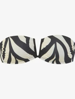 French Connection Maillots De Bain<Bikini bandeau design animal élégant