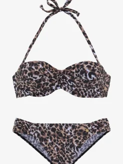LASCANA Maillots De Bain<Bikini bandeau imprimé animal sauvage