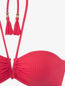 Elbsand Maillots De Bain<Bikini bandeau structure côtelée tendance