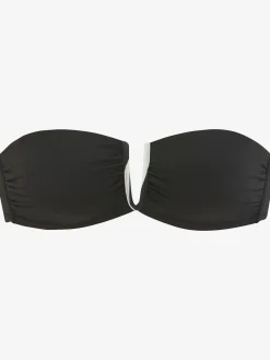 French Connection Maillots De Bain<Bikini bandeau style uni moderne avec détails contrastés