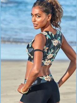 Venice Beach Maillots De Bain<Bikini mini-short imprimé coloré au joli design floral