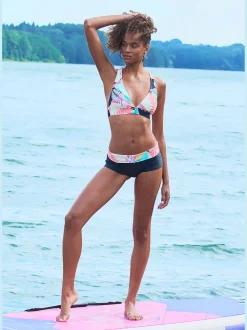 LASCANA ACTIVE Maillots De Bain<Bikini mini-short imprimé, effet de couleur différent pour chaque pièce