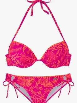 Venice Beach Maillots De Bain<Bikini push-up bord crocheté contrasté