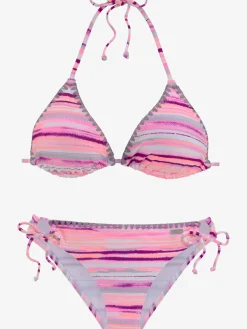 Venice Beach Maillots De Bain<Bikini triangle design rayé coloré