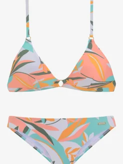 Sunseeker Maillots De Bain<Bikini triangle imprimé feuilles abstrait