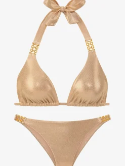 LASCANA Maillots De Bain<Bikini triangle revêtement brillant
