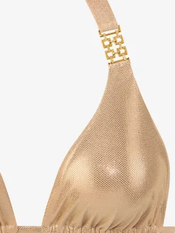 LASCANA Maillots De Bain<Bikini triangle revêtement brillant