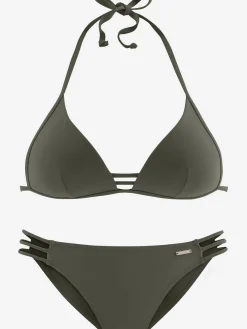Bruno Banani Maillots De Bain<Bikini triangle rubans décoratifs sur le débardeur et le pantalon