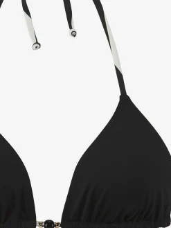 French Connection Maillots De Bain<Bikini triangle style uni moderne avec détails contrastés