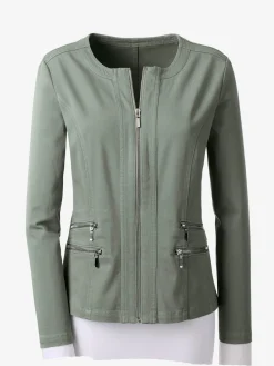 Tailleurs<Blazer aspect jean 2 glissières fantaisie poches