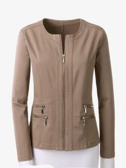 Tailleurs<Blazer aspect jean 2 glissières fantaisie poches