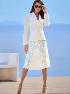 Ashley Brooke Tenues De Cérémonie|Tailleurs<Blazer bord ondulé élégant