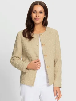 Fair Lady Tailleurs<Blazer bouclé à la fois confortable et chic