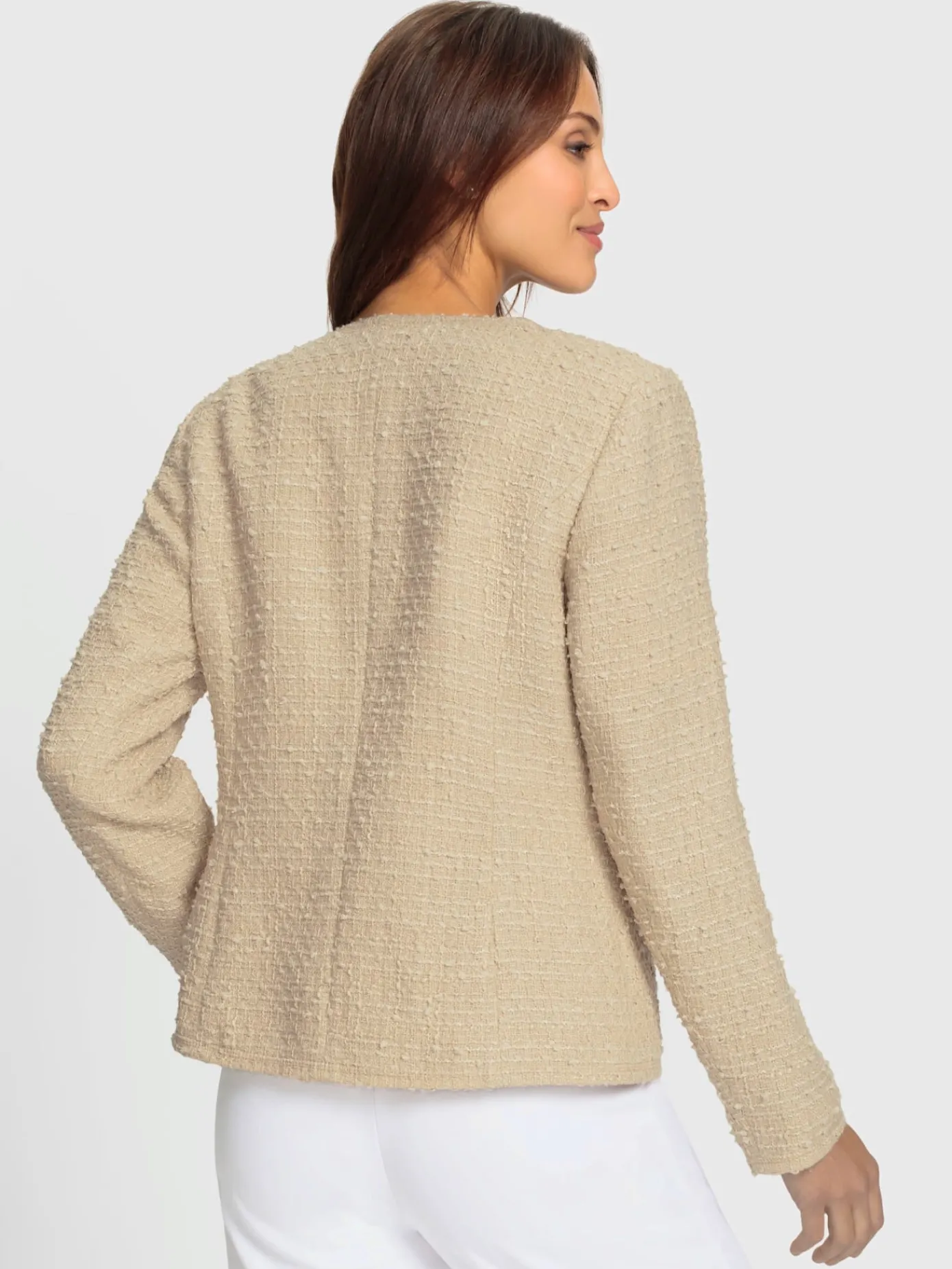 Fair Lady Tailleurs<Blazer bouclé à la fois confortable et chic