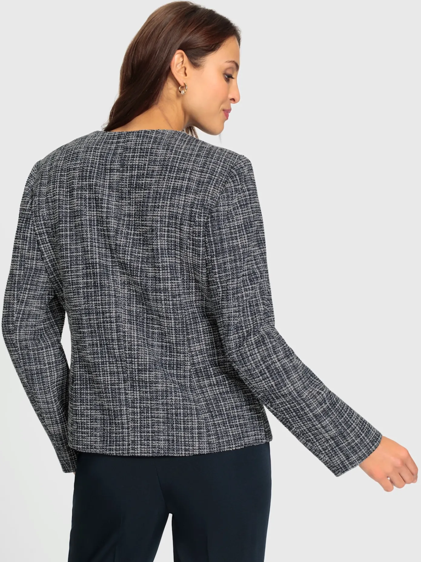 Fair Lady Tailleurs|Blazers<Blazer bouclé fermeture crochet discrète