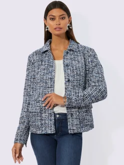 Creation L Tailleurs|Blazers<Blazer bouclé mélange de cotons agréable à porter