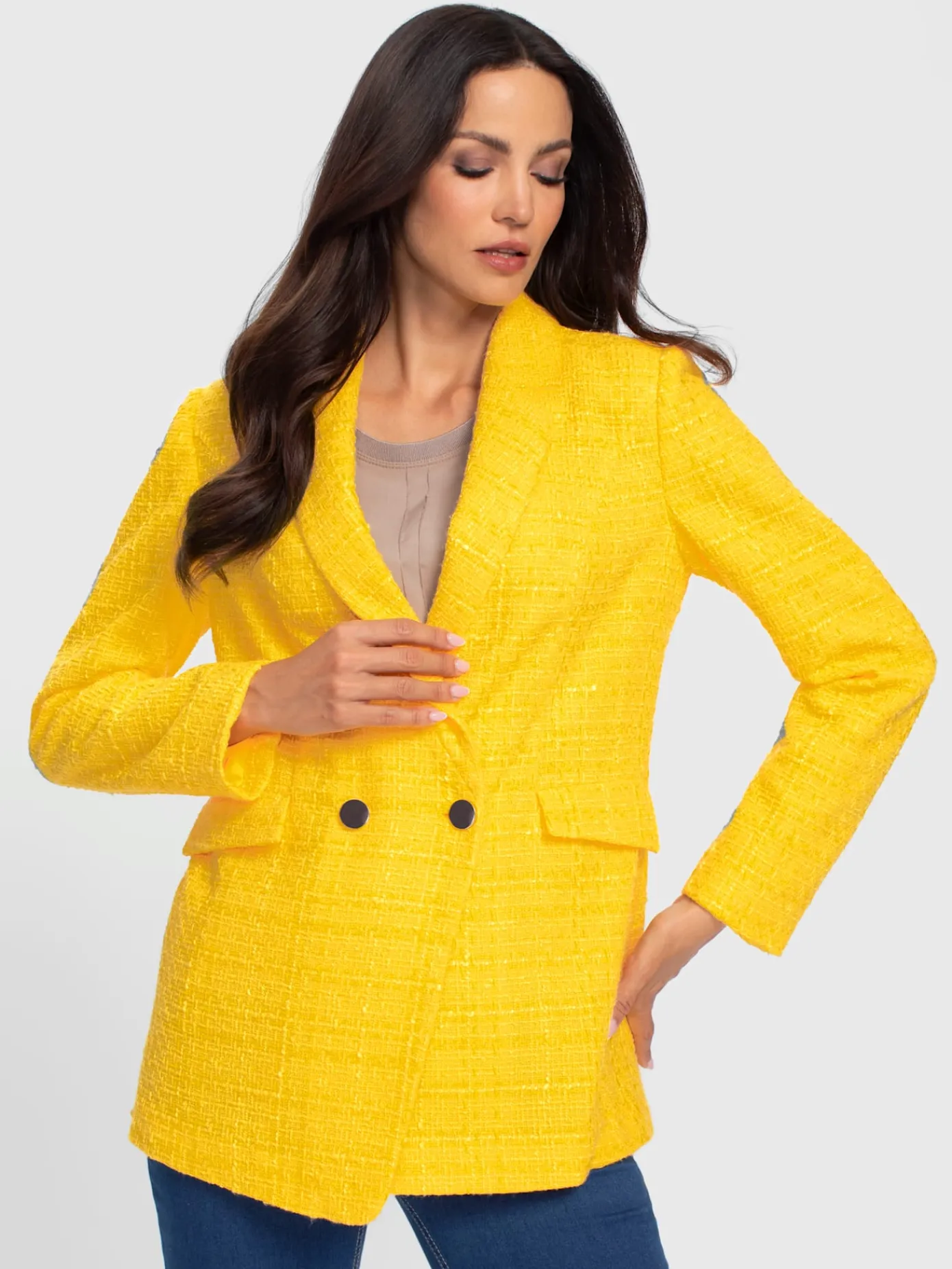 Ashley Brooke Tailleurs|Blazers<Blazer bouclé qualité bouclé douce