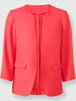 Ashley Brooke Tailleurs<Blazer court à encolure ronde