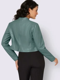 Creation L Blazers<Blazer en cuir pur cuir d'agneau nappa