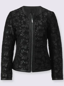 Creation L Blazers<Blazer en cuir pur cuir d'agneau nappa