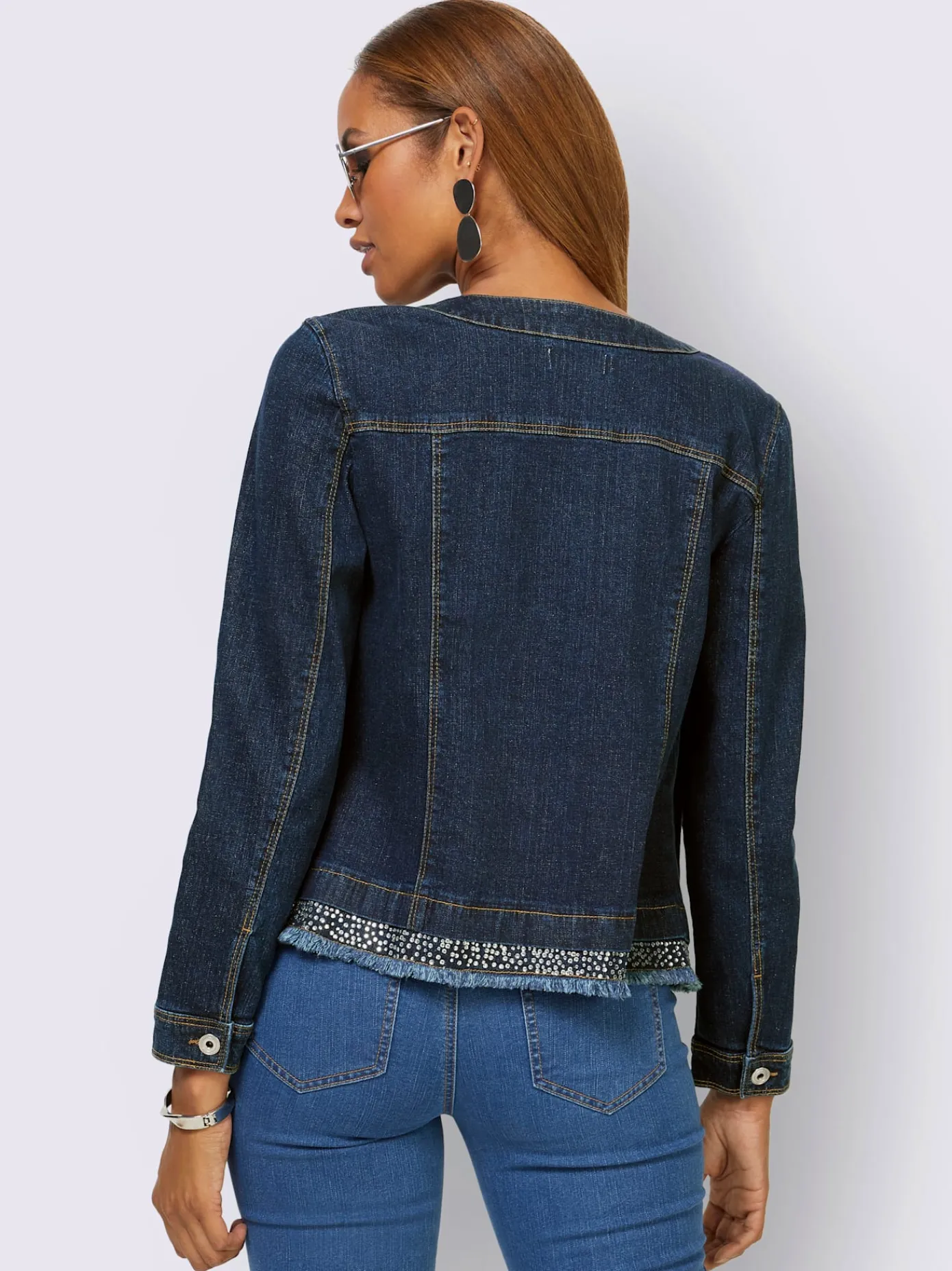 Creation L Tailleurs|Blazers<Blazer en jean 99% coton